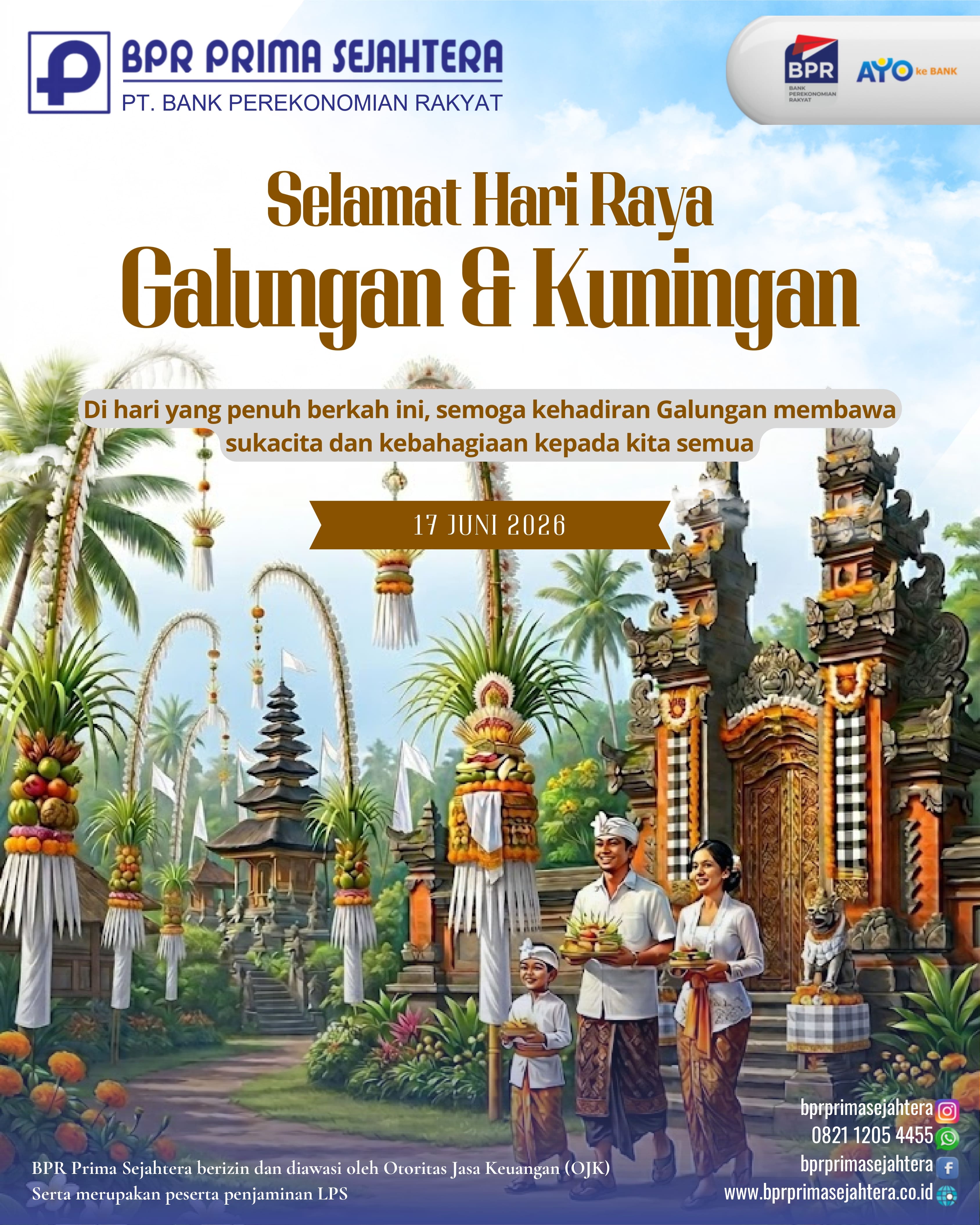 Memperingati hari Raya Galungan & Kuningan✨